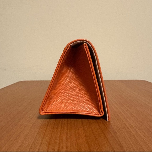 Tory Burch Orange Logo Sunglasses Case - Picture 2 of 6